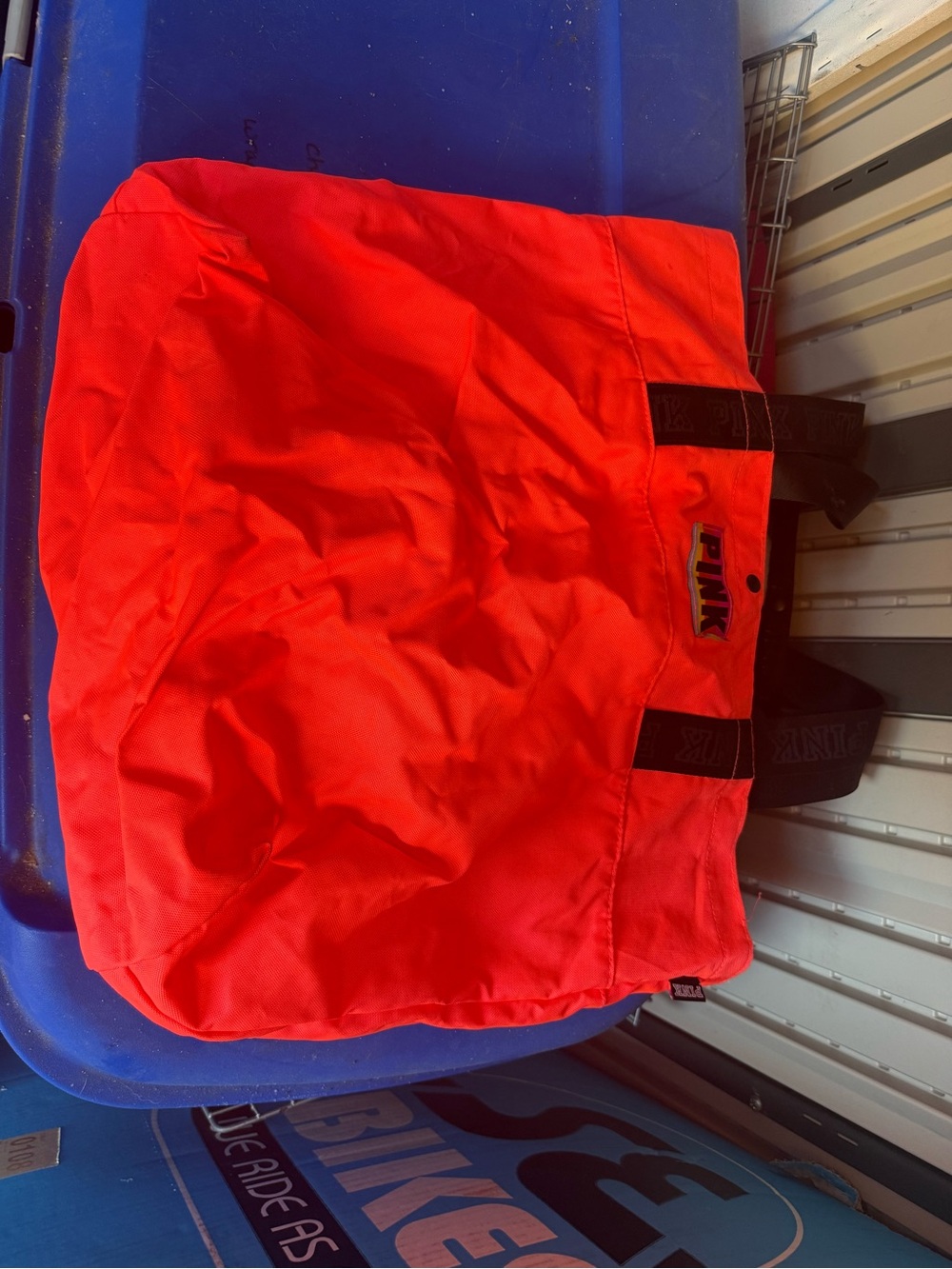 PINK! Bright pink-Red Tote